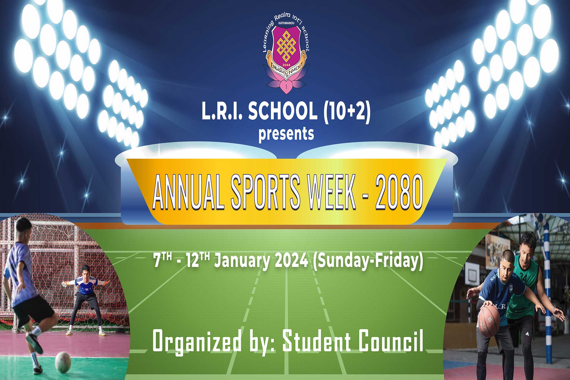 Welcome to LRI +2 Annual Sports Week - 2080